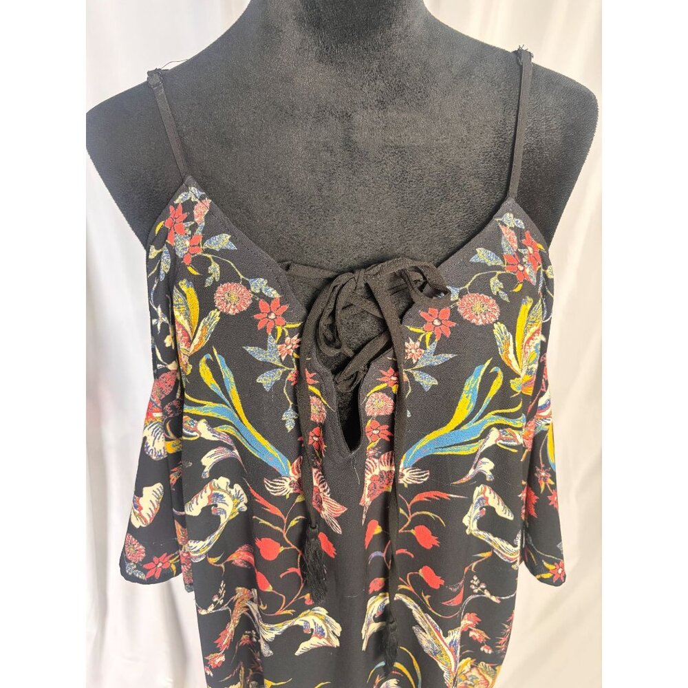 Flying Tomato Boho Floral Cold Shoulder Mini Dress - Picture 2 of 11